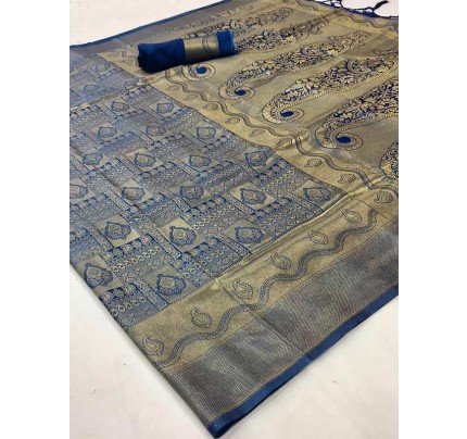 Pretty Look Handloom Weaving Silk Saree