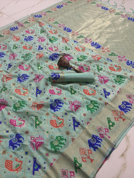 Banasari Very Soft Handloom Weaving Silk Saree