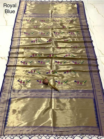 Soft Jari And Silk All Over Parrot Duppatta