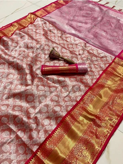 Soft Tissue Banarasi Silk Dharmavaram Pattu Exclusive Edition Designer Saree
