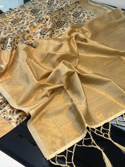 Stunning Look Multi Color Silk Saree with Elegant Pallu