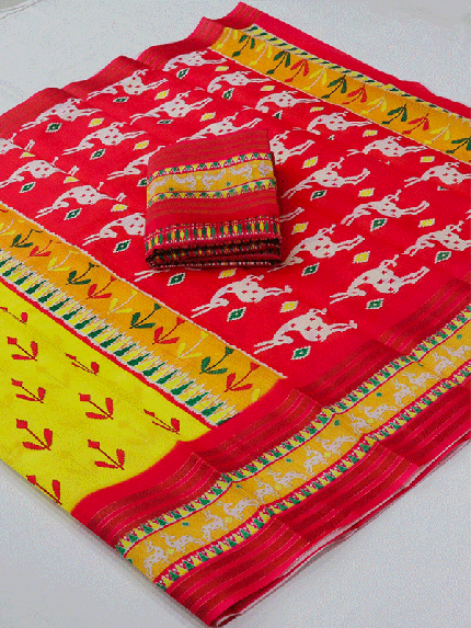 Kalamkari Special Soft Silk Saree